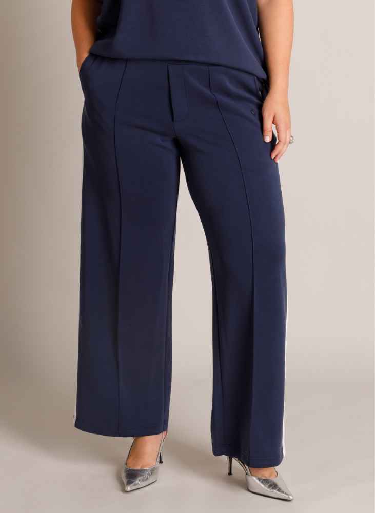 Yest Curve broek wijde pijpen Jelisa A006455 Blauw