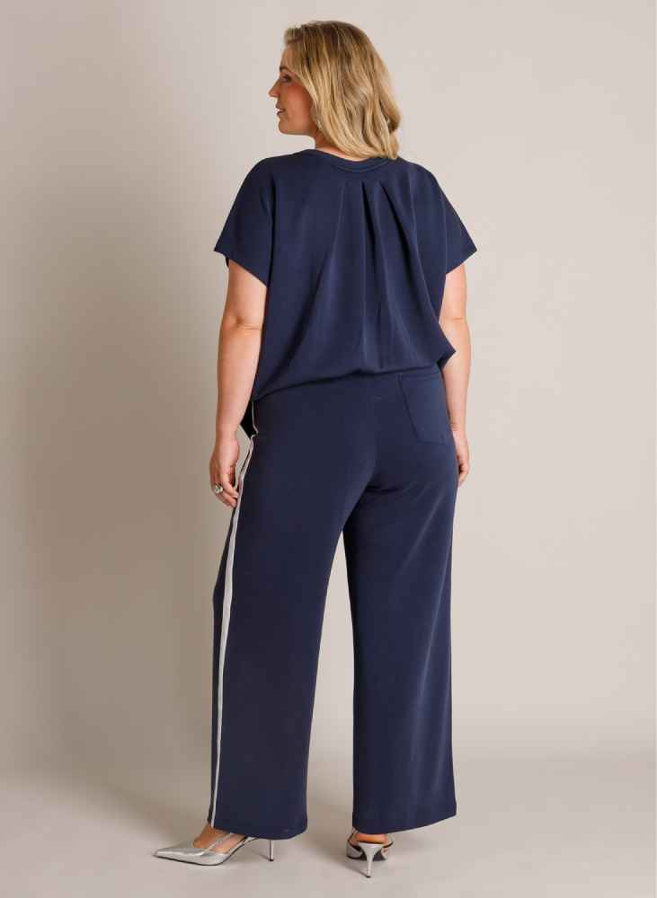 Yest Curve broek wijde pijpen Jelisa A006455 Blauw