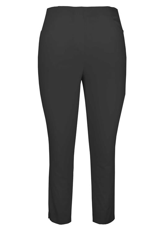 Adelina Broek 7/8 met splitje 979692 01 Zwart
