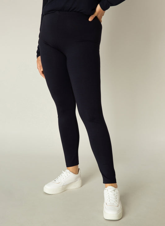 Andrea - Legging lang blauw