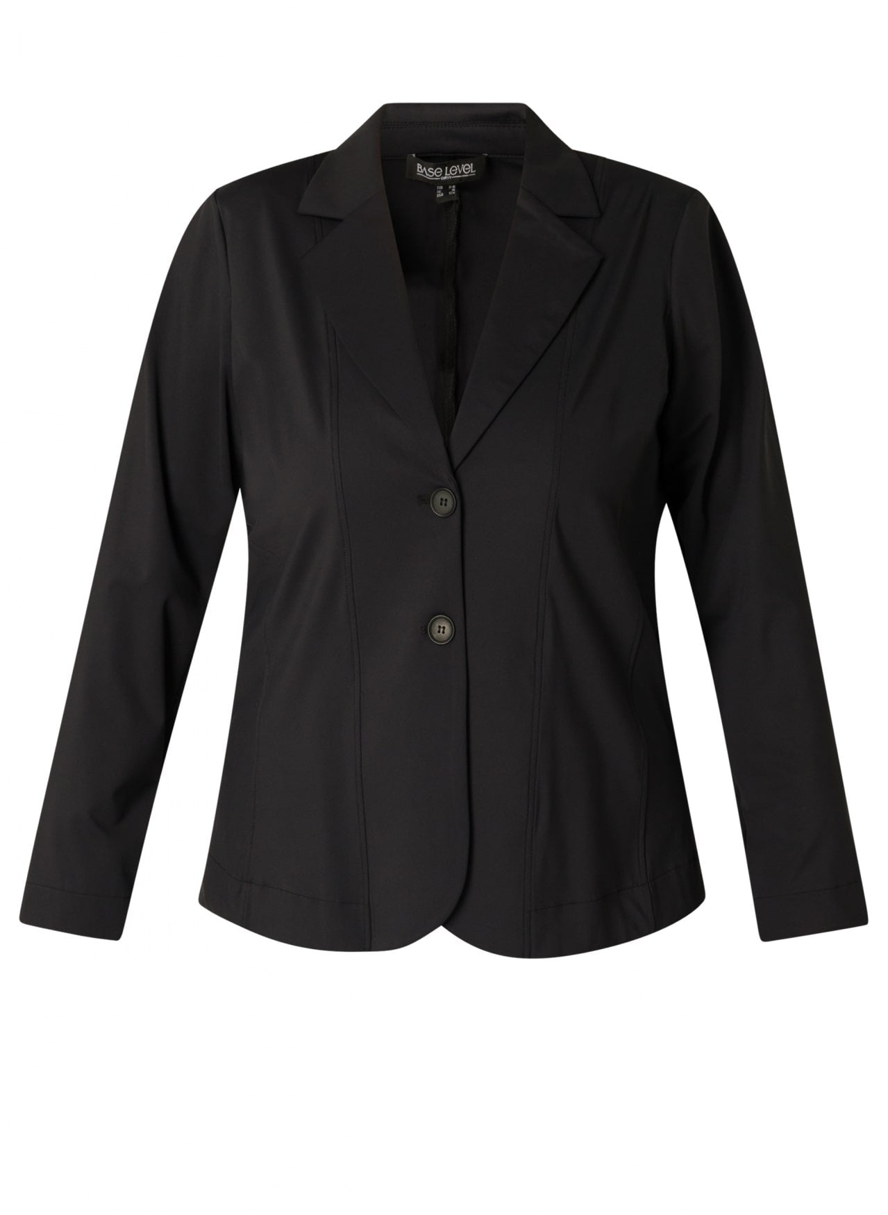 Base Level Curvy Blazer travelstof 7000116 Leah Zwart