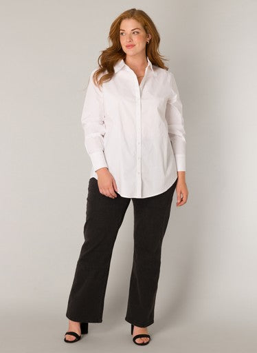 Base Level Curvy blouse wit