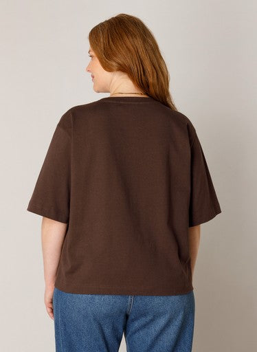BaseLevelCurvyboxyshirtmetrondehalsNoana7000134bruin__2