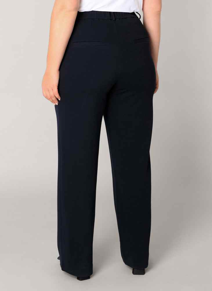Base Level Curvy broek Yorinthe L32 in blauw