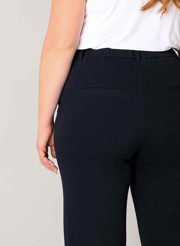 Base Level Curvy broek Yorinthe L32 in blauw