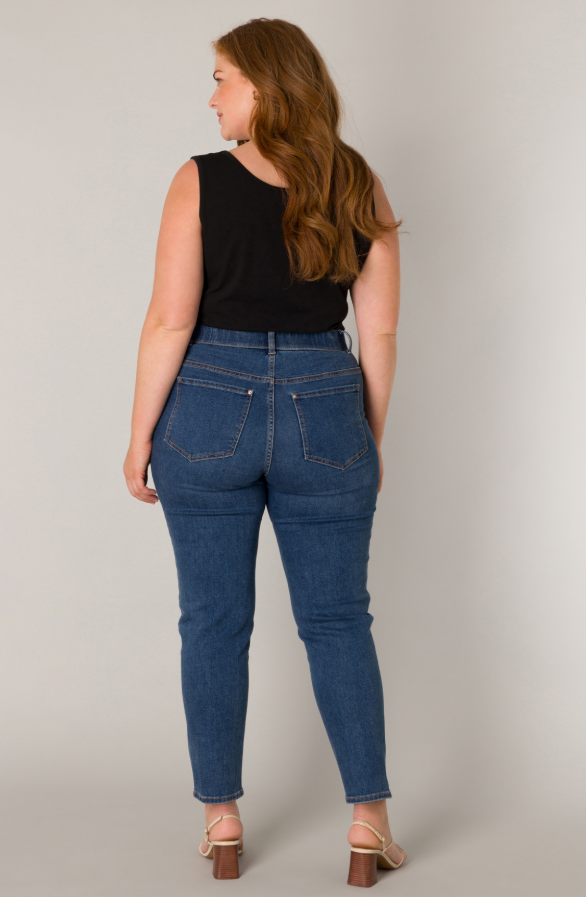 Base Level Curvy jeans Anabella 7000102 Mid Blue