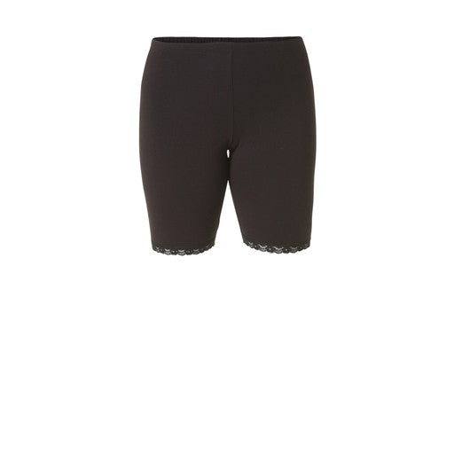 Base Level Curvy korte legging Ava in zwart