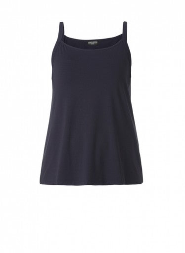 Base Level Curvy topje met verstelbare bandjes in blauw