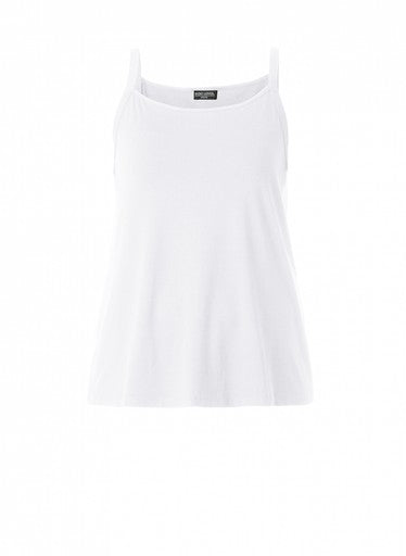 Base Level Curvy topje met verstelbare bandjes in wit