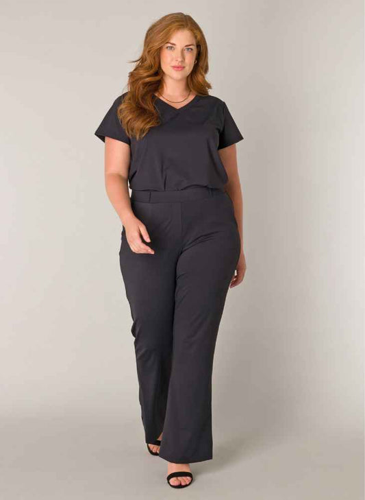 Base Level Curvy travel broek 7000118 Lori 32" Zwart