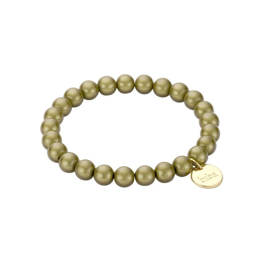 Biba armband met kralen bruin
