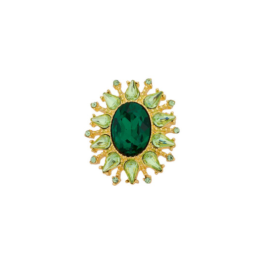 Biba broche meerkleurig