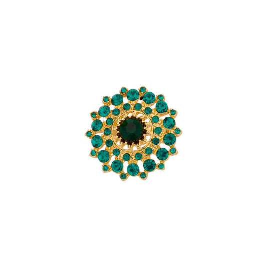 Biba broche meerkleurig