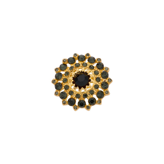 Biba broche meerkleurig
