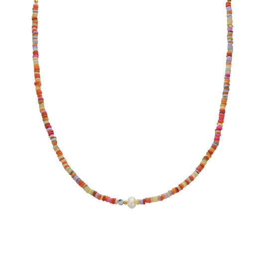 Biba ketting 61572MIX Roze