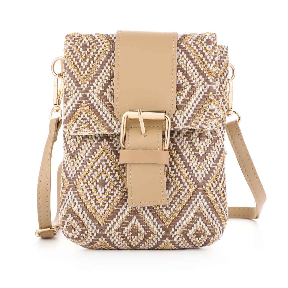 Boho telefoontasje BG862 Khaki