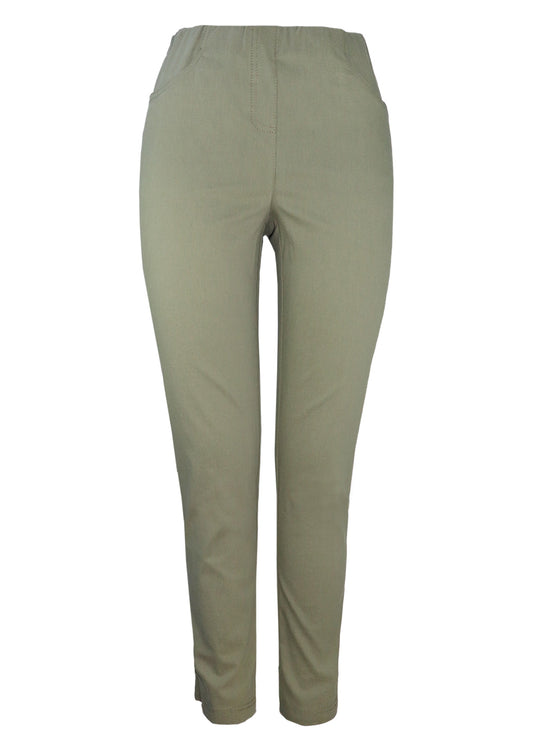 Broek 7/8 met splitje 979692 464 Groen