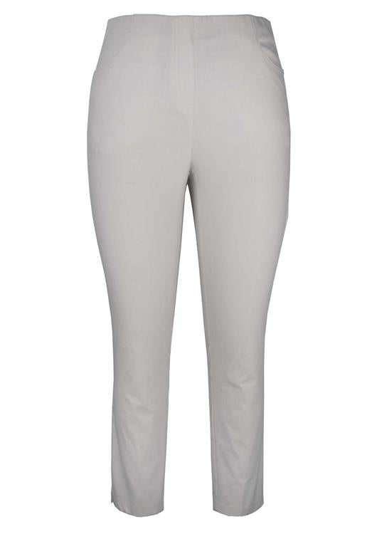 Broek 7/8 met splitje 979692 60 Grijs