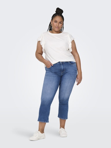 CARWILLY CROPPED FLARED 7/8 15313796 med.blue denim