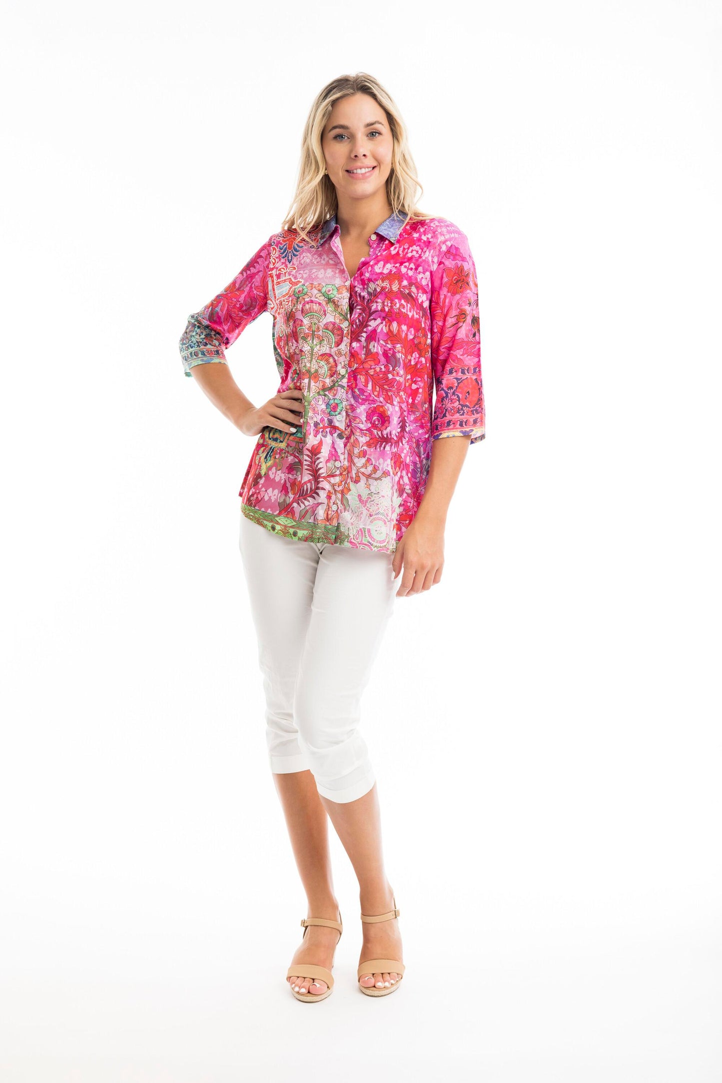 Digital Collared Shirt 72485 Multi