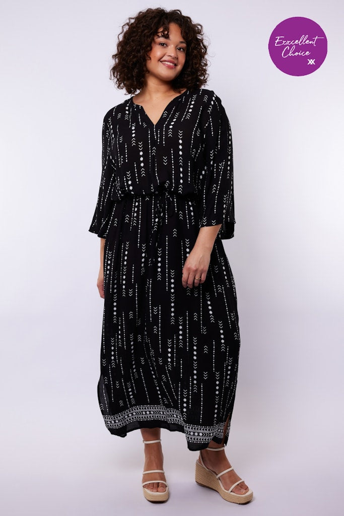 ExxcellentJurken-Exxcellent26ZFE02SaylorDressZwart_wit__1