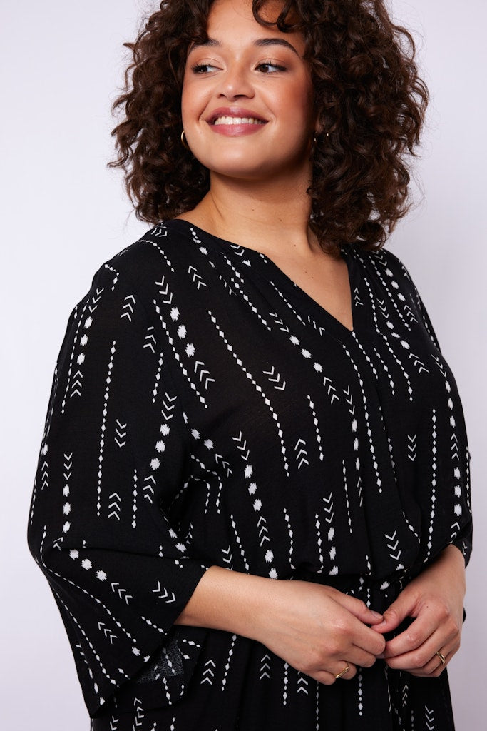 ExxcellentJurken-Exxcellent26ZFE02SaylorDressZwart_wit__2