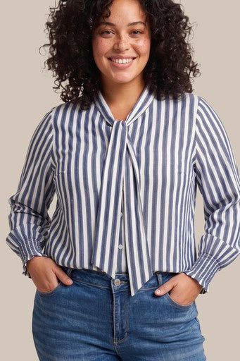 Exxcellent blouse Esraa blauw