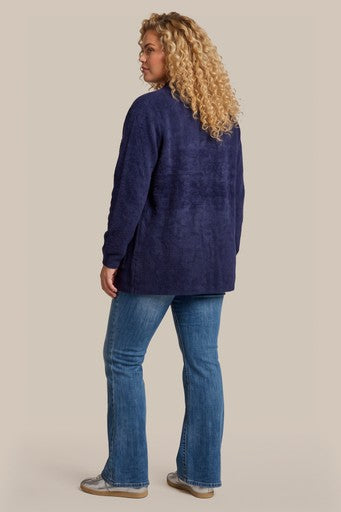 Exxcellent vestjasje Hedy blauw, detailfoto