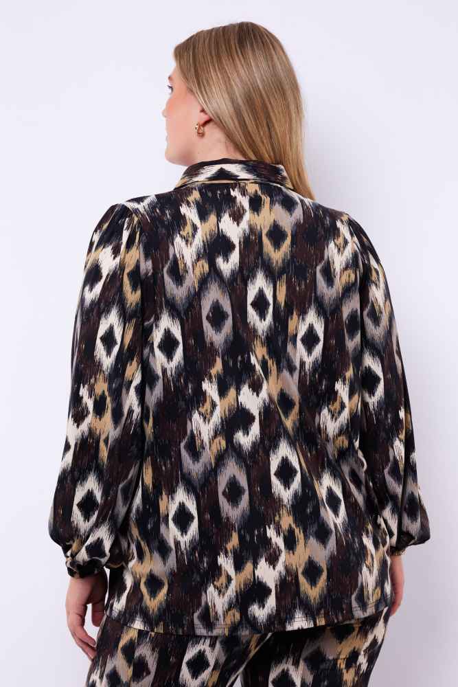 Exxcellent blouse  25NZE13 Tenley bruin