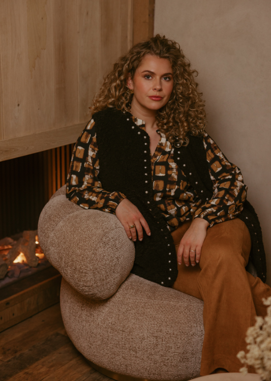 Exxcellent broek 25WQE13 Annabelle Cognac