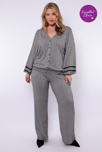 Exxcellentbroek26VZE12zwart_beige__1