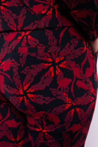 Exxcellent broek travelkwaliteit 25WZE12 Bertine Rood