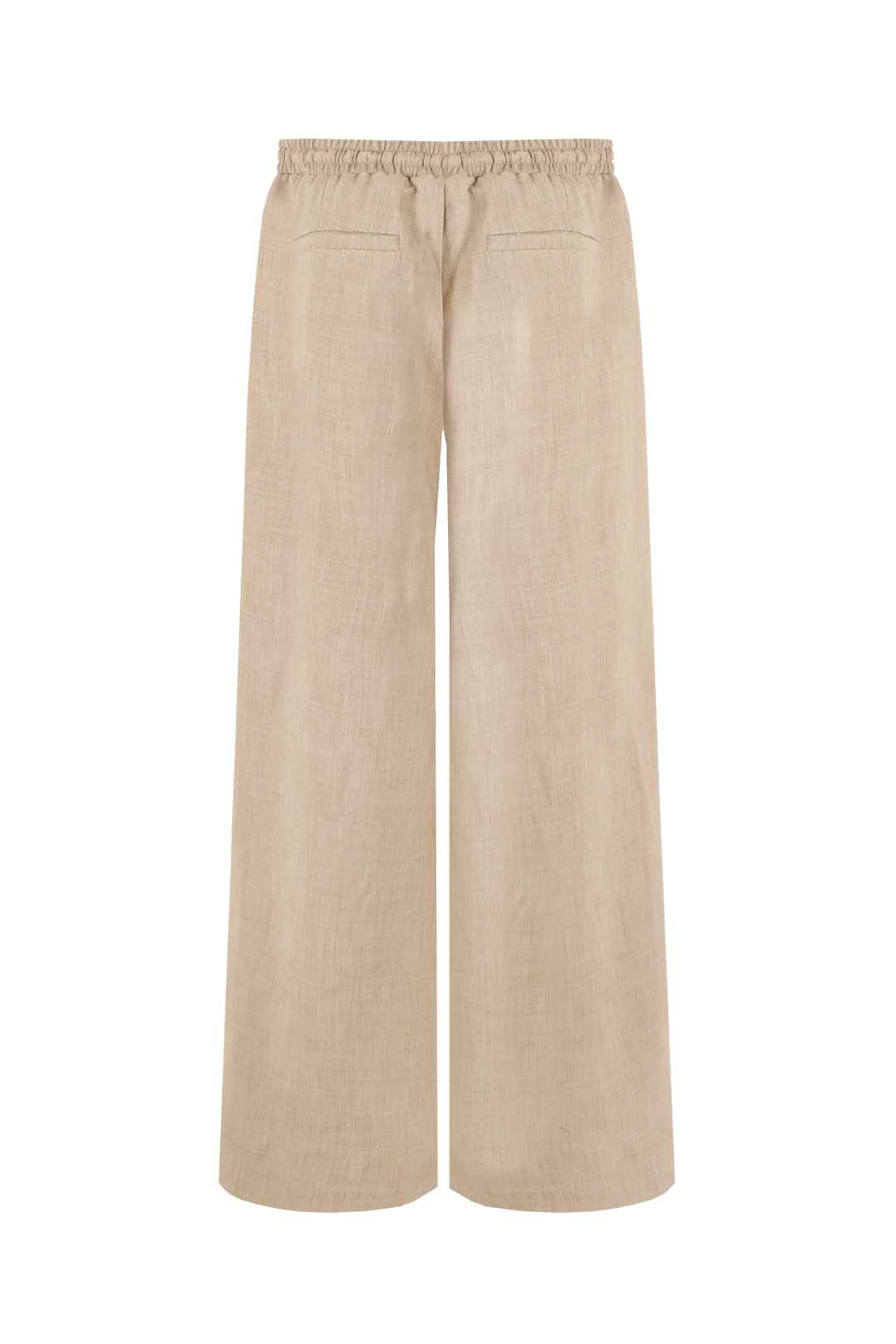 Exxcellent broek wijde pijp 25WZE22 Lauren camel