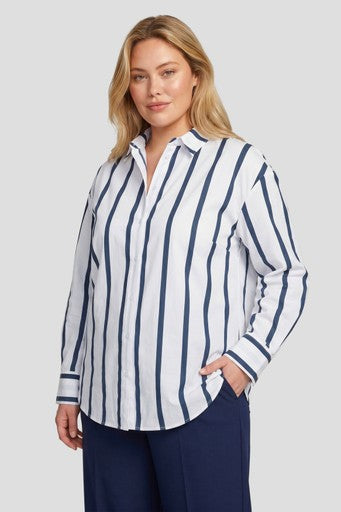 ExxcellentgestreepteblouseInena26NQE21navy__1