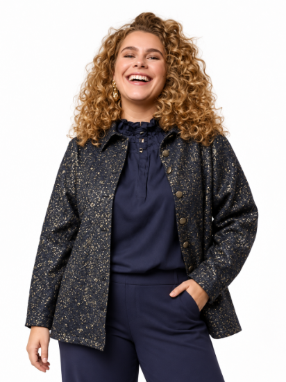 Exxcellent jasje Alys blauw