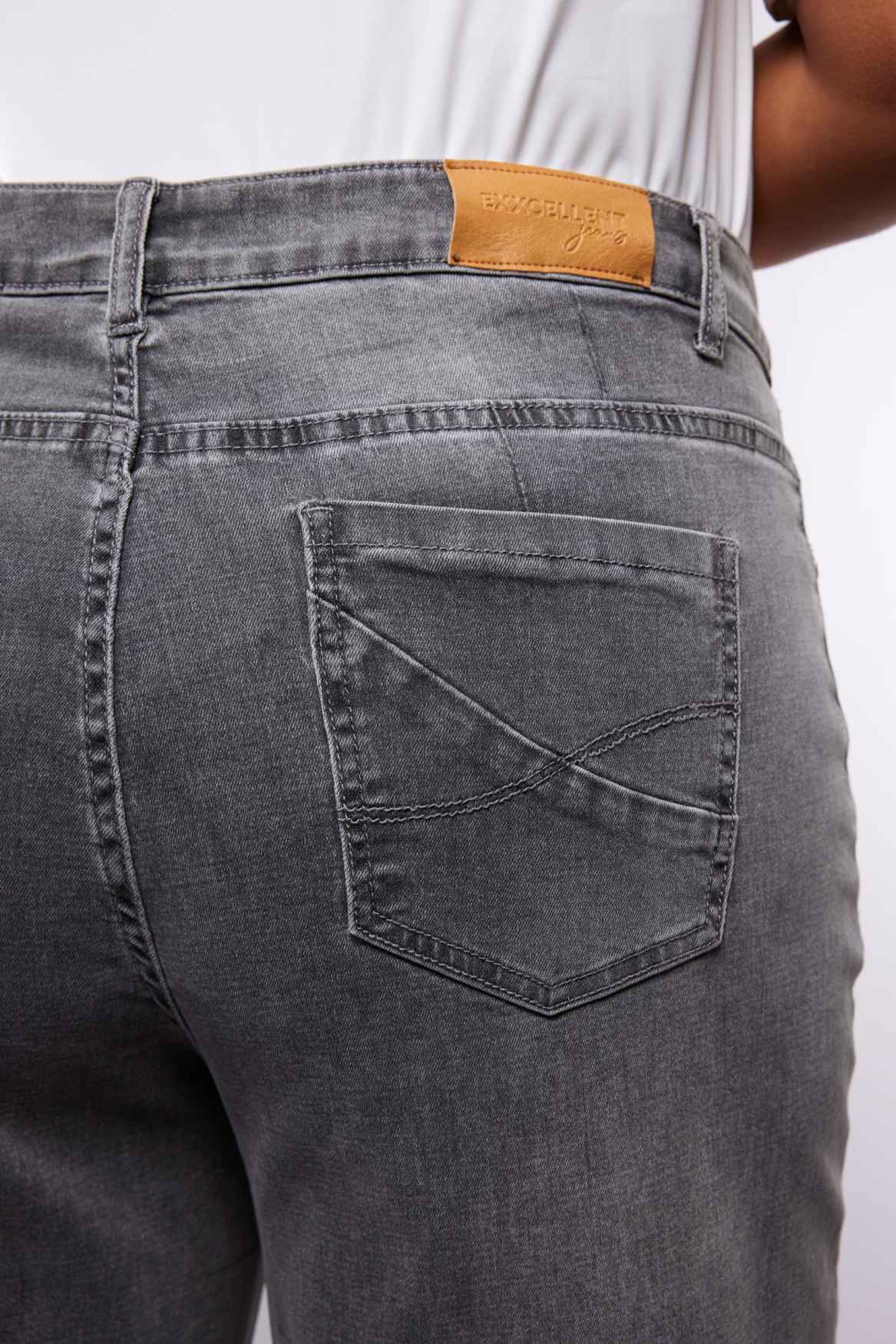 Exxcellent jeans wide leg 00XNE06 Neona grijs