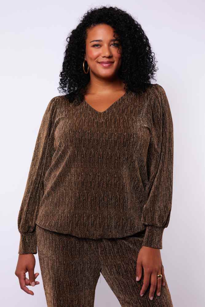 Exxcellent shirt 25WOE02 Goud