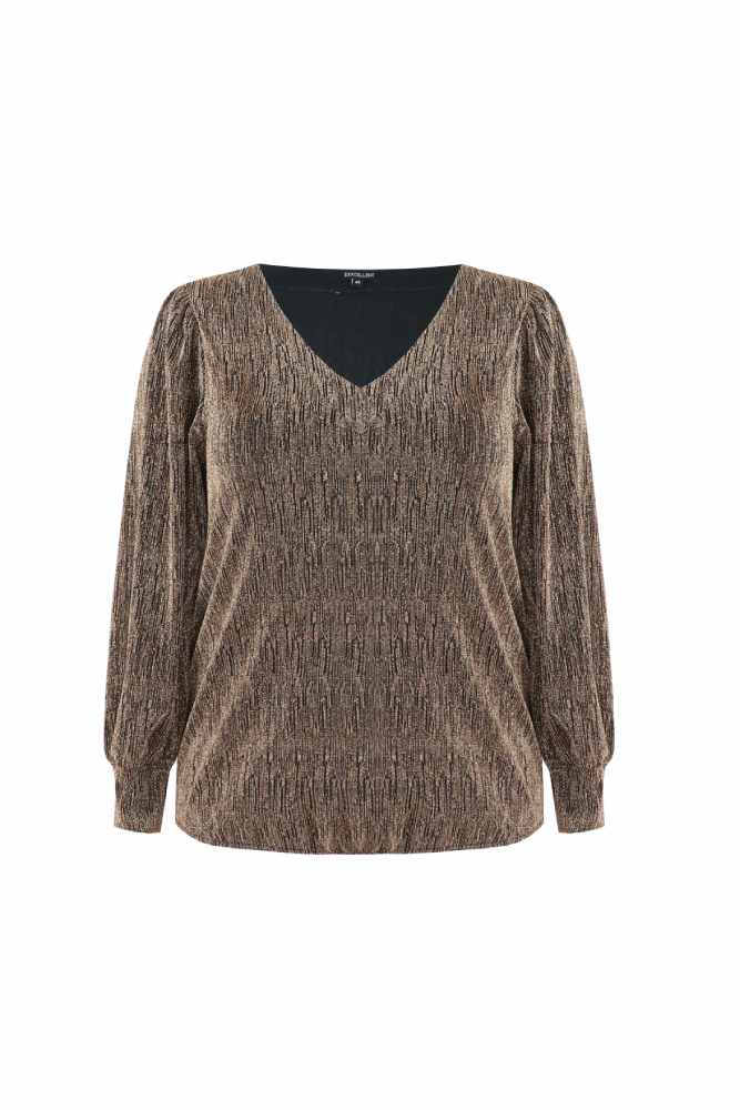 Exxcellent shirt 25WOE02 Goud