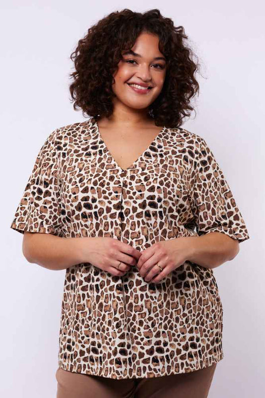 Exxcellentshirtmetv-halsYara26ZZE01Zand__1