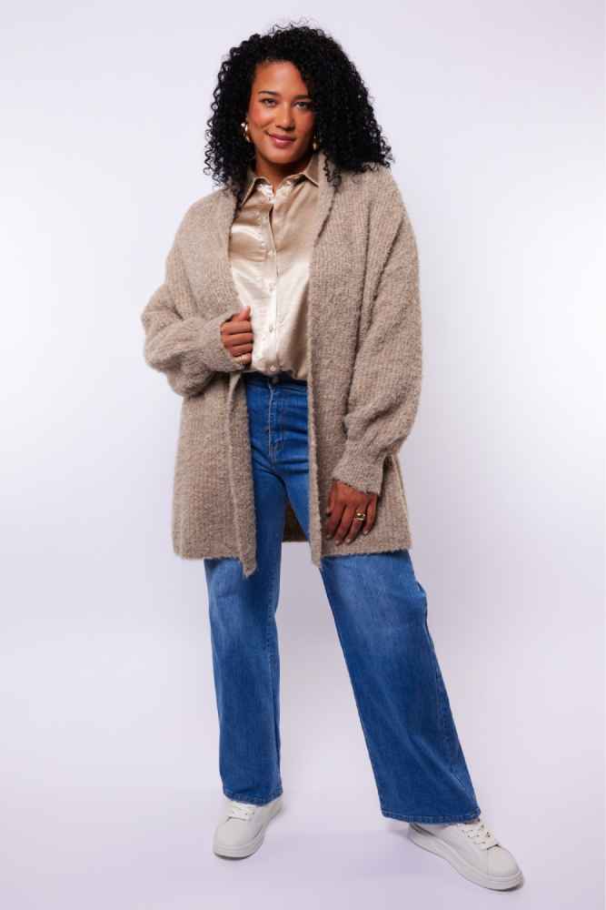 Exxcellent vest 25WOE11 Hilde Beige