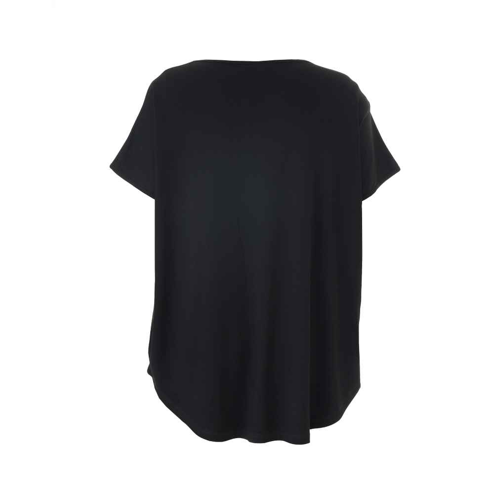 Gitte T-shirt m et strass steentjes G246047 Black