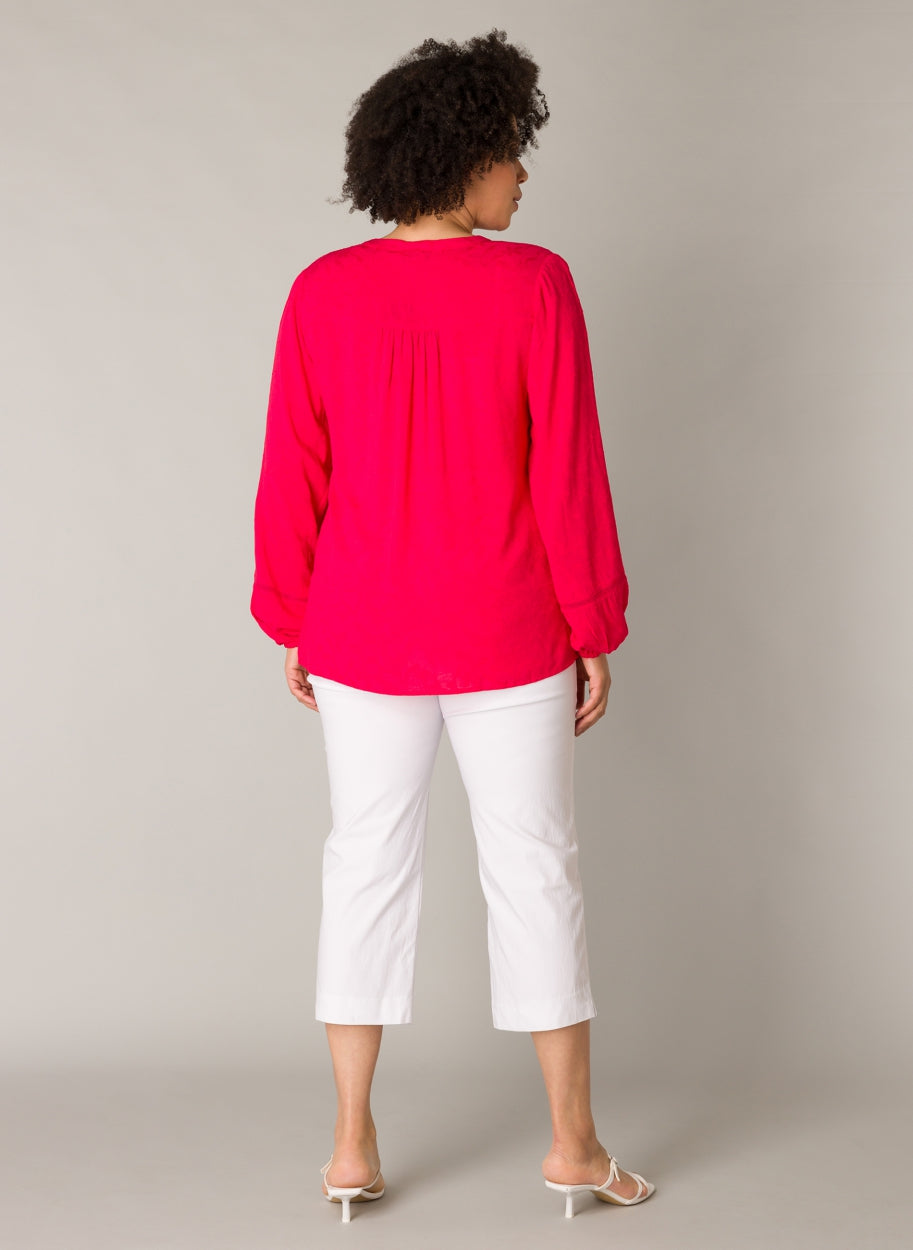 Hailey - blouse  4476 Spice red