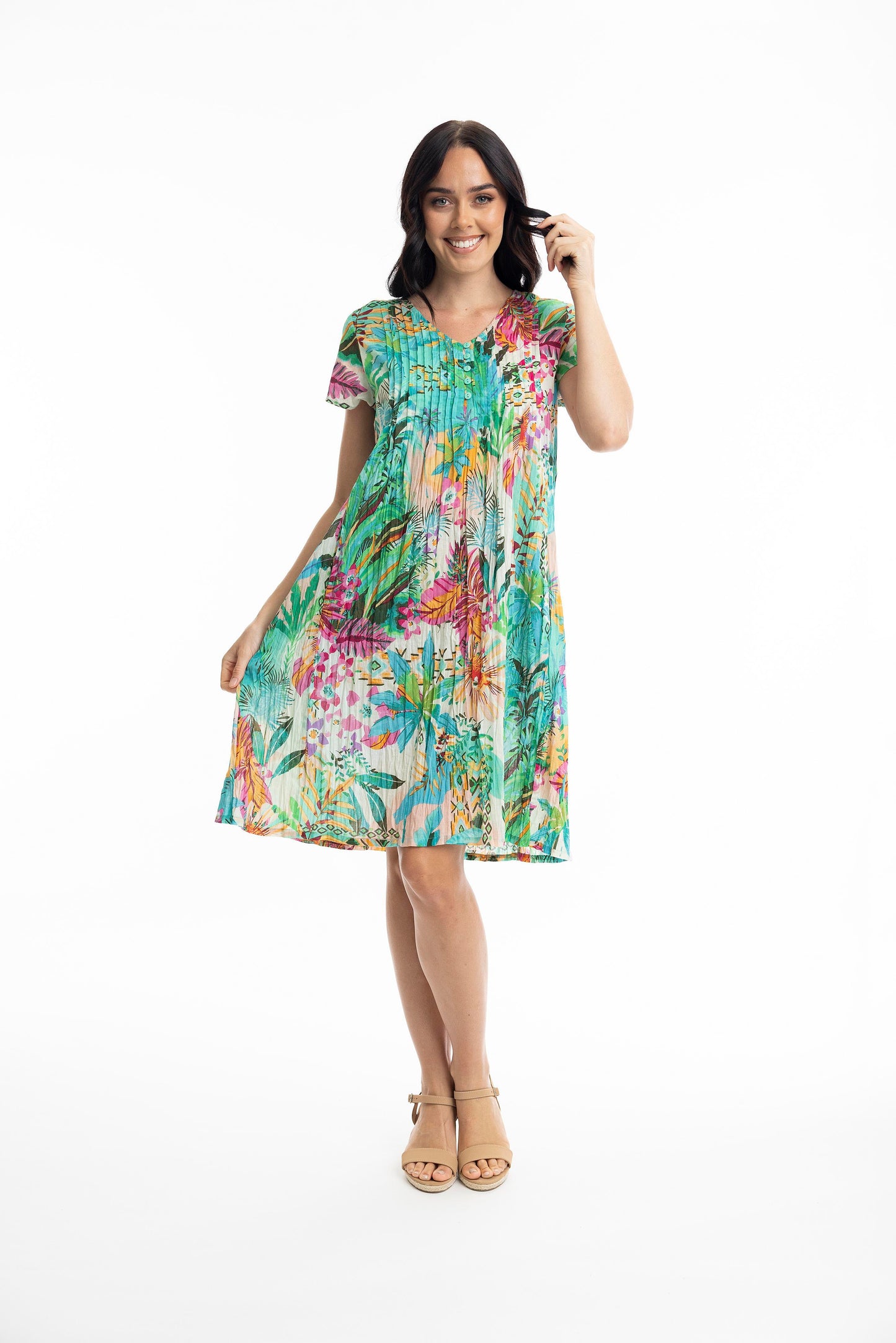 Hanalei Dress Easy Fit 9199 Multi
