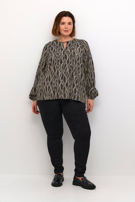 KClanora Blouse 10582741 106591 Black/Grey