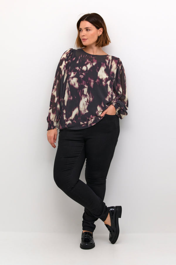 KCnour Blouse 10582699 106600 Purple Blurry