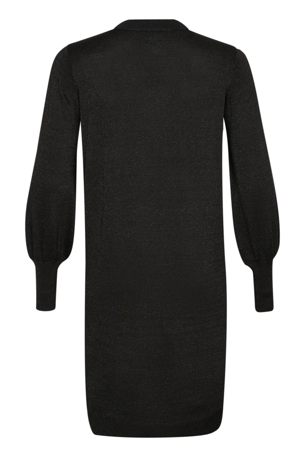 KCregitta Knit Dress 10582771 106666 Black metallic