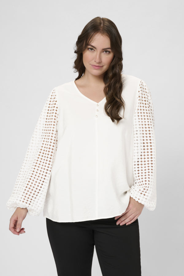 Kaffe Curve blouse  10583662 KCtulla Wit