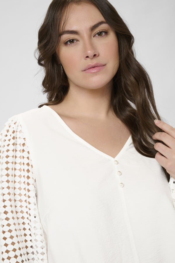 Kaffe Curve blouse  10583662 KCtulla Wit