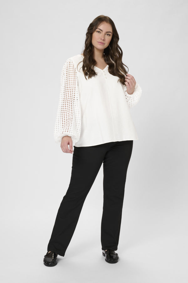 Kaffe Curve blouse  10583662 KCtulla Wit
