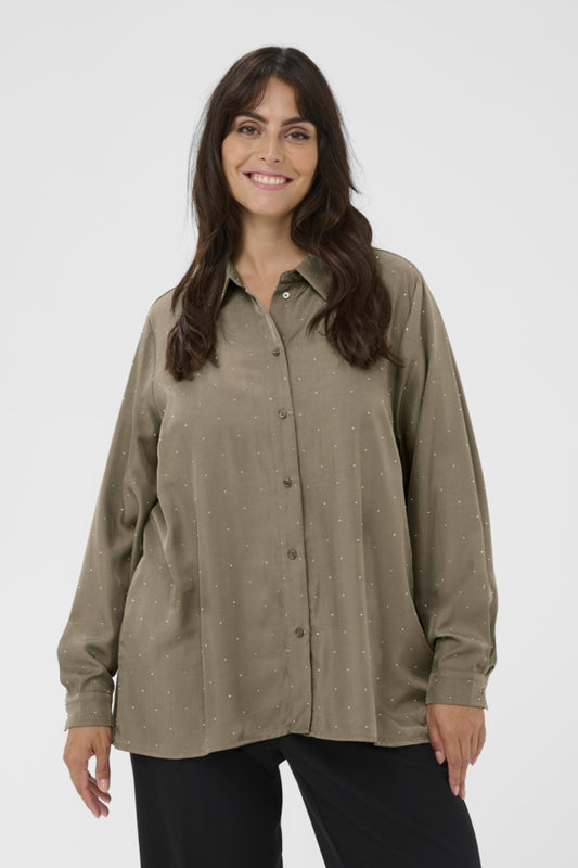 Kaffe Curve blouse  10583846 Bruin